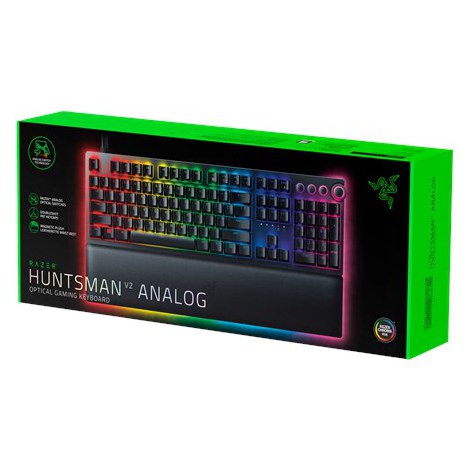 Razer | Huntsman V2 | Gaming keyboard | Optical | RGB LED light | NORD | Black | Wired - 8
